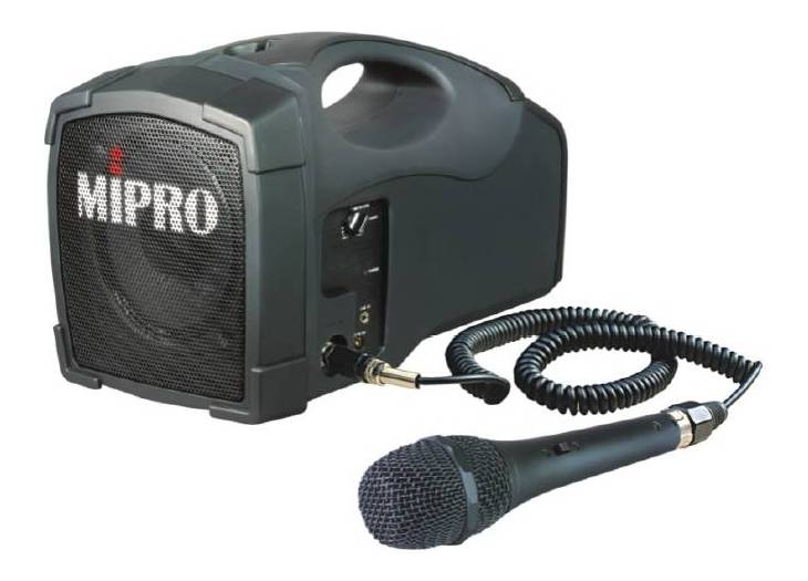 Faial feit vertrekken Mipro MA-101C - 45W draagbare luidspreker met microfoon | A&L Technics